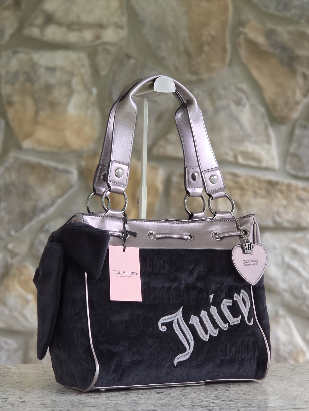 Juicy Couture Vintage Dreams Black Tote